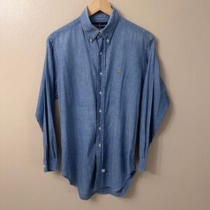 Ralph Lauren Blue Casual Button Down Shirt